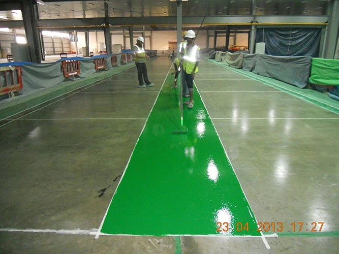 AHT industrial flooring, coating and waterproofing project