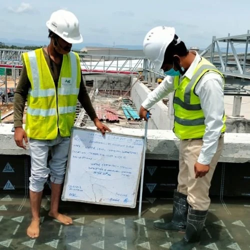 AHT industrial flooring, coating and waterproofing project