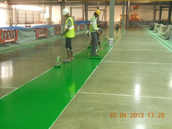 AHT industrial flooring, coating and waterproofing project