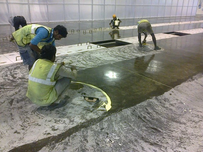 AHT industrial flooring, coating and waterproofing project