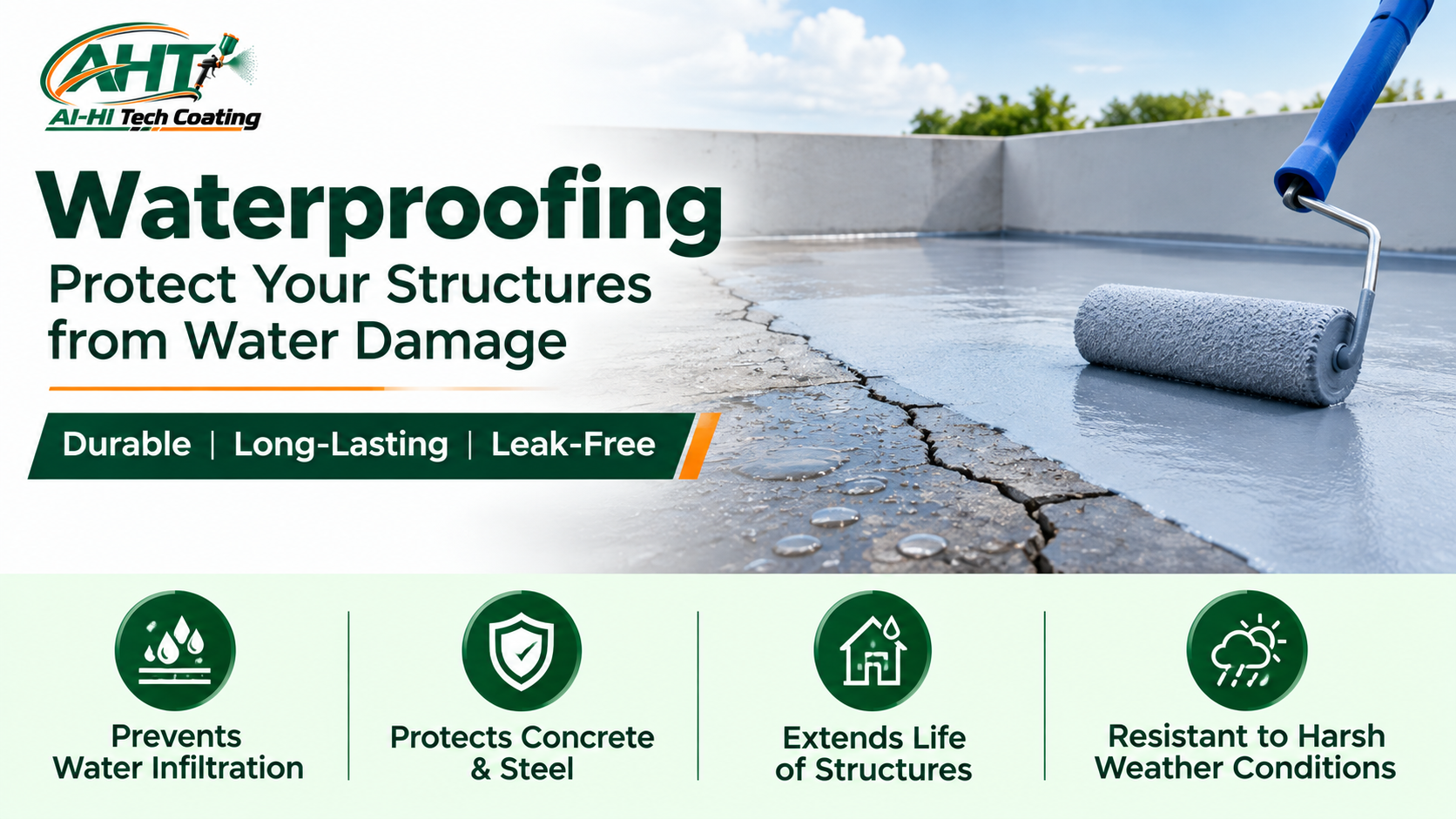 Waterproofing Solutions for Roofs, Decks and Facades