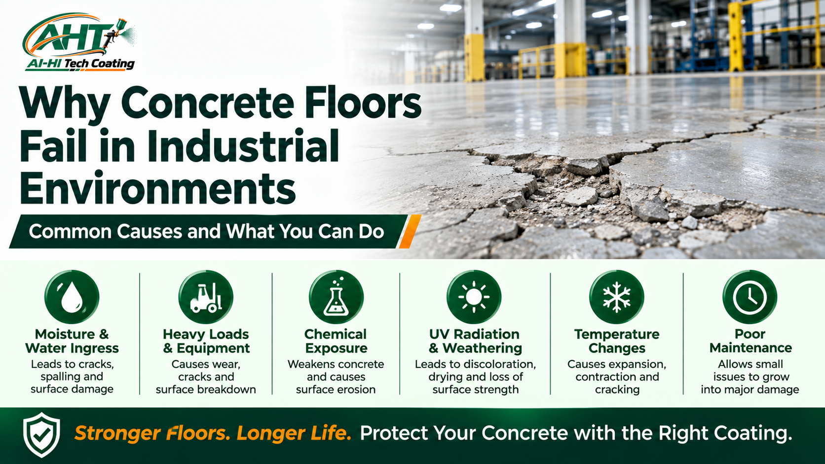 Why Concrete Floors Fail in Industrial Environments